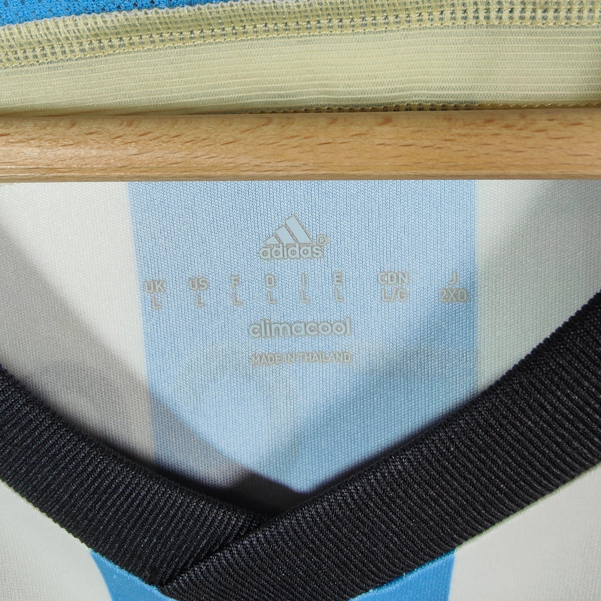 2013 - 15 Argentina Home Shirt Messi 10 - 5.5/10 - (L) - Eternal Pitch