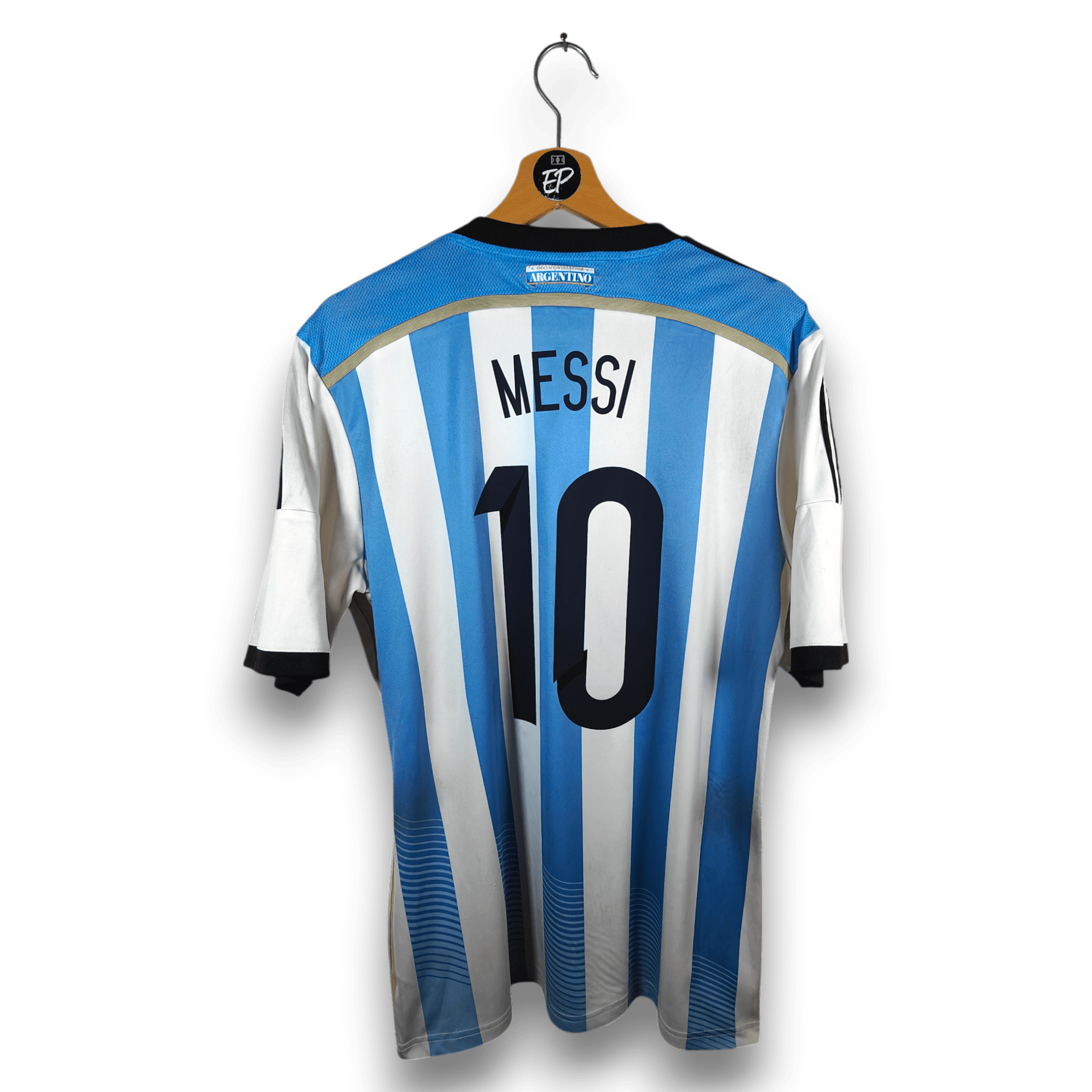 2013 - 15 Argentina Home Shirt Messi 10 - 5.5/10 - (L) - Eternal Pitch