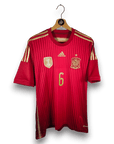 2013 - 15 Spain Home Shirt Iniesta 6 - 9.5/10 - (M) - Eternal Pitch