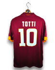 2014 - 15 AS Roma Home Shirt Totti 10 - 8/10 - (M) - Eternal Pitch