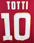 2014 - 15 AS Roma Home Shirt Totti 10 - 8/10 - (M) - Eternal Pitch