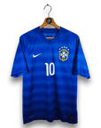 2014 - 15 Brazil Away Shirt Neymar 10 - 9.5/10 - (M) - Eternal Pitch