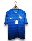 2014 - 15 Brazil Away Shirt Neymar 10 - 9.5/10 - (M) - Eternal Pitch