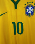 2014 - 15 Brazil Home Shirt Neymar 10 - 9.5/10 - (L) - Eternal Pitch