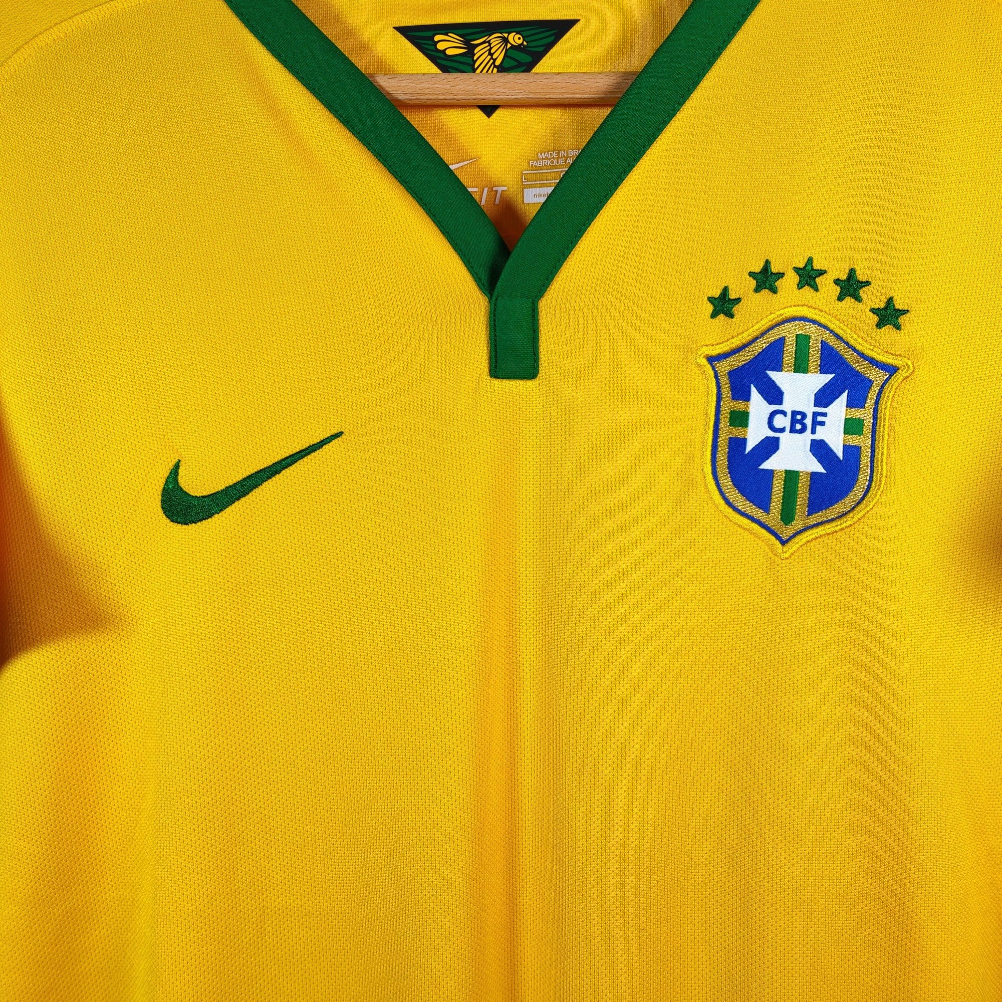 2014 - 15 Brazil Home Shirt Neymar 10 (L Kids) - Eternal Pitch