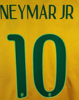 2014 - 15 Brazil Player Version Home Shirt Neymar 10 - 9.5/10 - (M) - Eternal Pitch