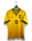 2014 - 15 Brazil Player Version Home Shirt Neymar 10 - 9.5/10 - (M) - Eternal Pitch