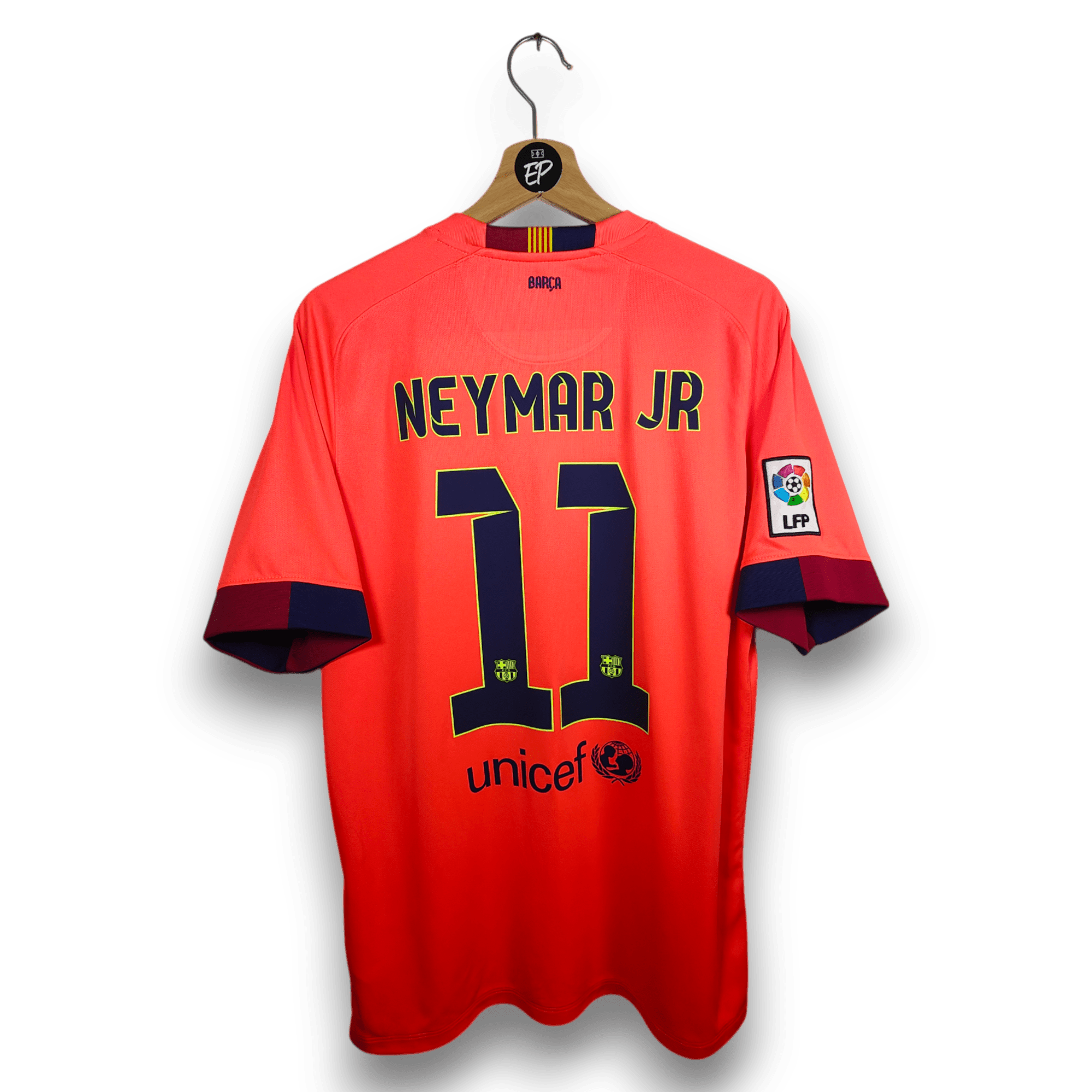 バルセロナ　ネイマール　#11 FC Barcelona 14-15　アウェイ 楽天市場】FCバルセロナ 14/15 アウェイ #11 NEYMAR JR