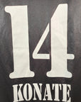 2014 - 15 Match Issue FC Sion Away Shirt Konate 14 - 9.5/10 - (M) - Eternal Pitch