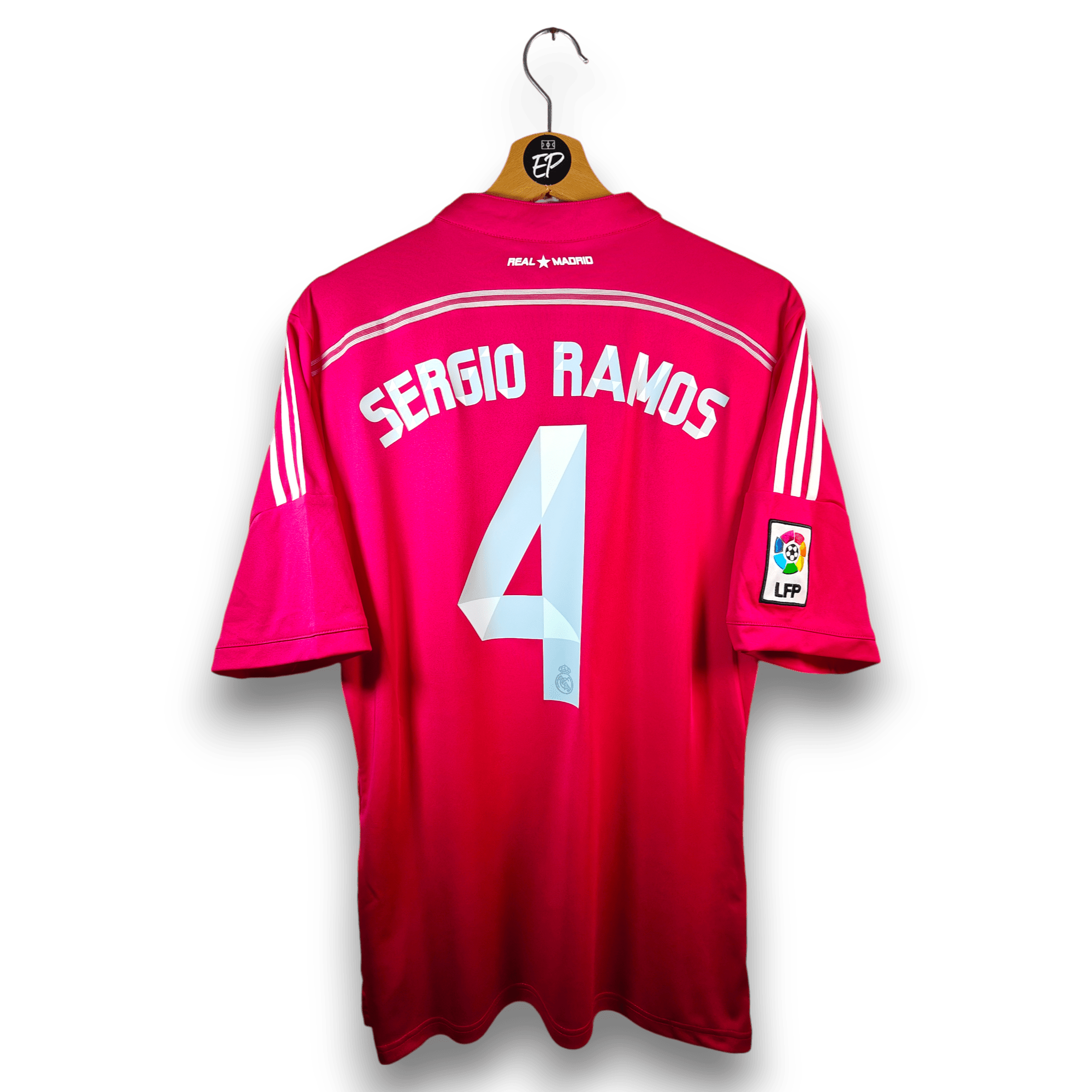 2014-15 Real Madrid Away Shirt Ramos #4 - 9/10 - (M) – – Eternal Pitch