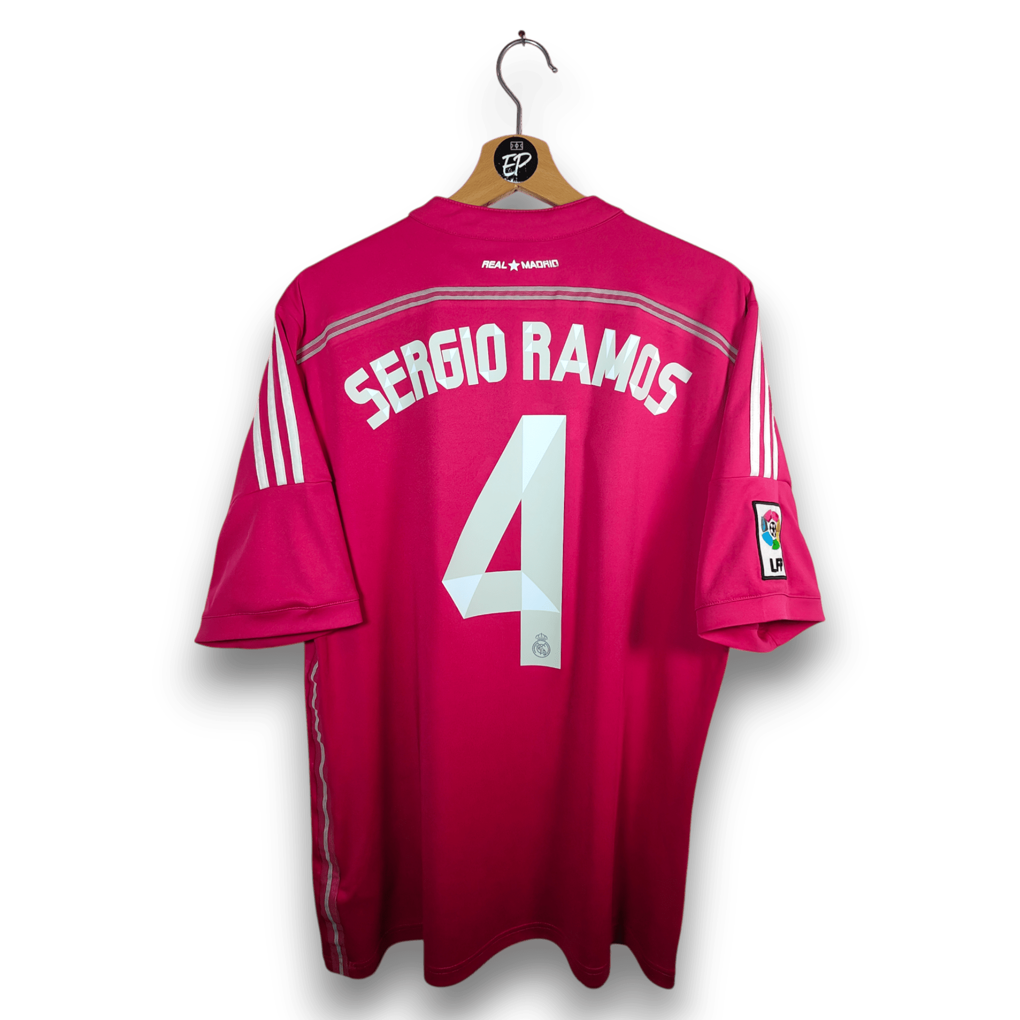 2014-15 Real Madrid Away Shirt Sergio Ramos #4 - 9/10 - (L) M37315