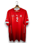 2014 - 15 Switzerland Home Shirt Lichtsteiner 2 (XL) - Eternal Pitch