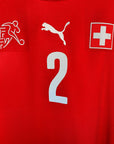 2014 - 15 Switzerland Home Shirt Lichtsteiner 2 (XL) - Eternal Pitch