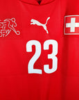 2014 - 15 Switzerland Home Shirt Shaqiri 23 - 7/10 - (M) - Eternal Pitch