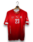 2014 - 15 Switzerland Home Shirt Shaqiri 23 - 7/10 - (M) - Eternal Pitch