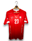 2014 - 15 Switzerland Home Shirt Shaqiri 23 - 8/10 - (S) - Eternal Pitch