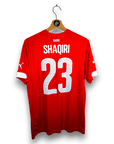 2014 - 15 Switzerland Home Shirt Shaqiri 23 - 8.5/10 - (M) - Eternal Pitch