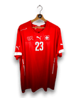 2014 - 15 Switzerland Home Shirt Shaqiri 23 - 9.5/10 - (XXL) - Eternal Pitch