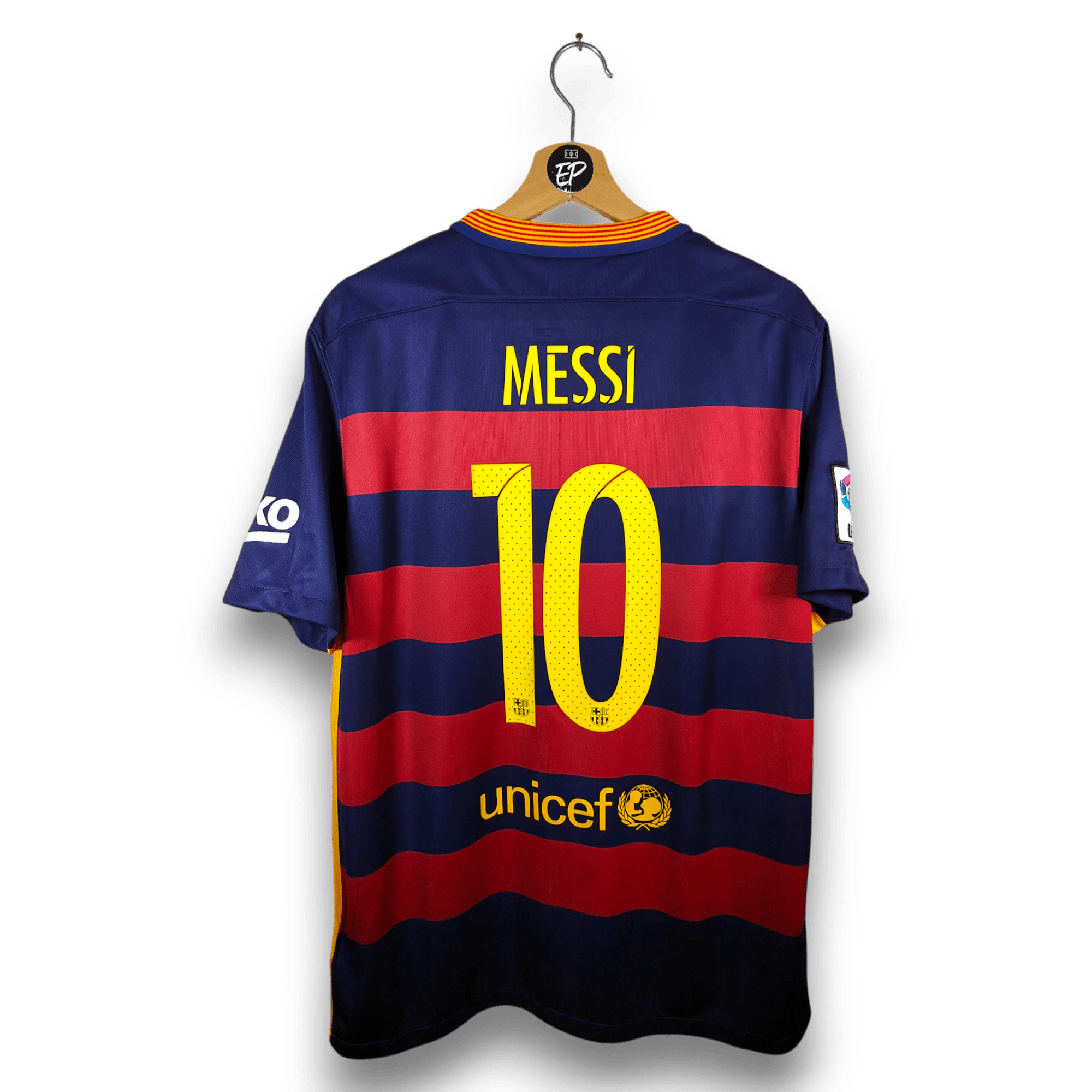 2015-16 FC Barcelona Home Shirt Messi #10 - 9.5/10 - (L) – 658794