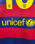 2015 - 16 FC Barcelona Home Shirt Messi 10 - 9.5/10 - (M) - Eternal Pitch