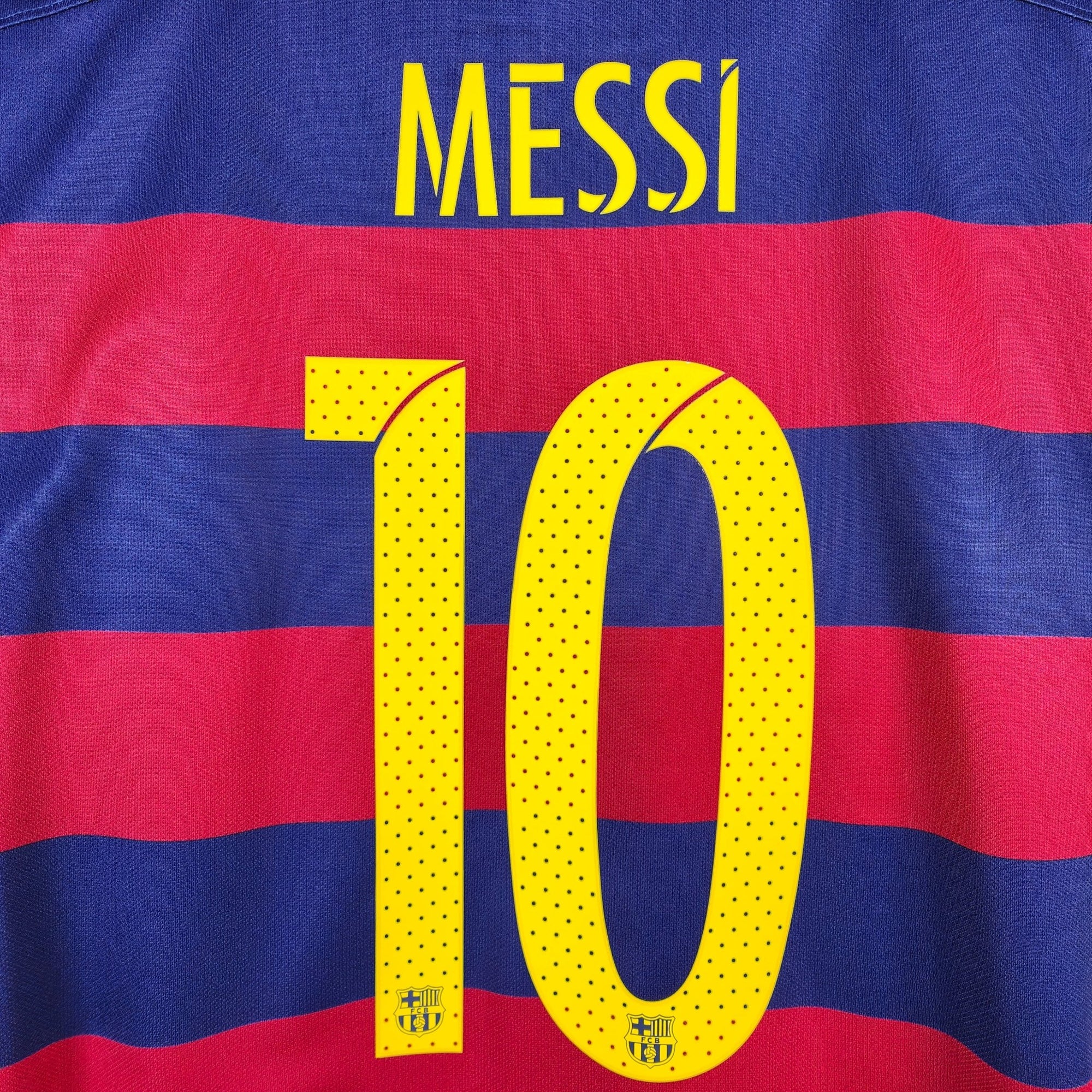 2015 - 16 FC Barcelona Home Shirt Messi 10 - 9.5/10 - (M) - Eternal Pitch