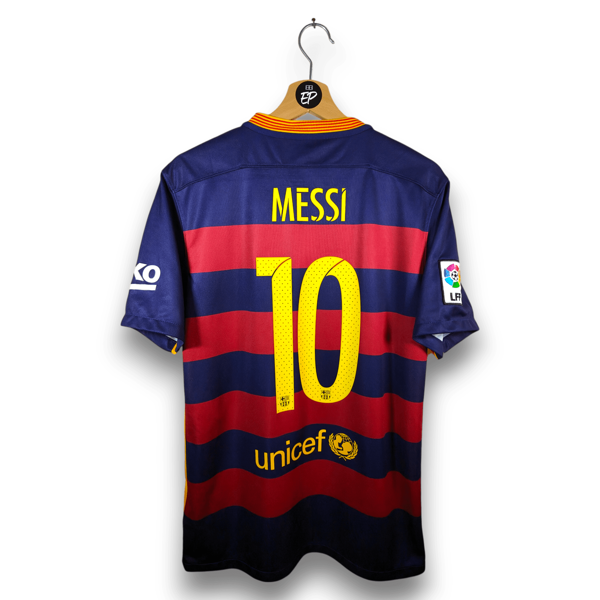 2015 FCバルセロナ ホーム　No.10 MESSI Messi #10 Barcelona 2015 Retro Champions League Final Kit