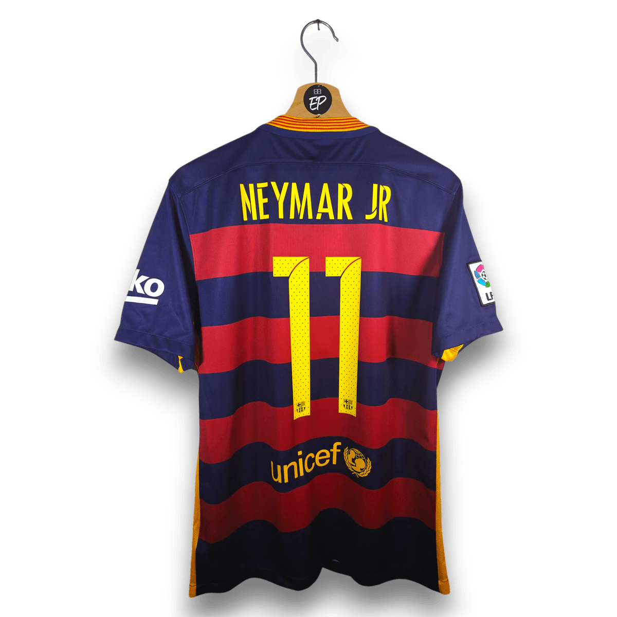 2015-16 FC Barcelona Home Shirt Neymar #11 - 9.5/10 - (M) – 658794