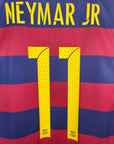 2015 - 16 FC Barcelona Home Shirt Neymar 11 - 9.5/10 - (M) - Eternal Pitch