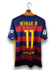 2015 - 16 FC Barcelona Home Shirt Neymar 11 - 9.5/10 - (S) - Eternal Pitch