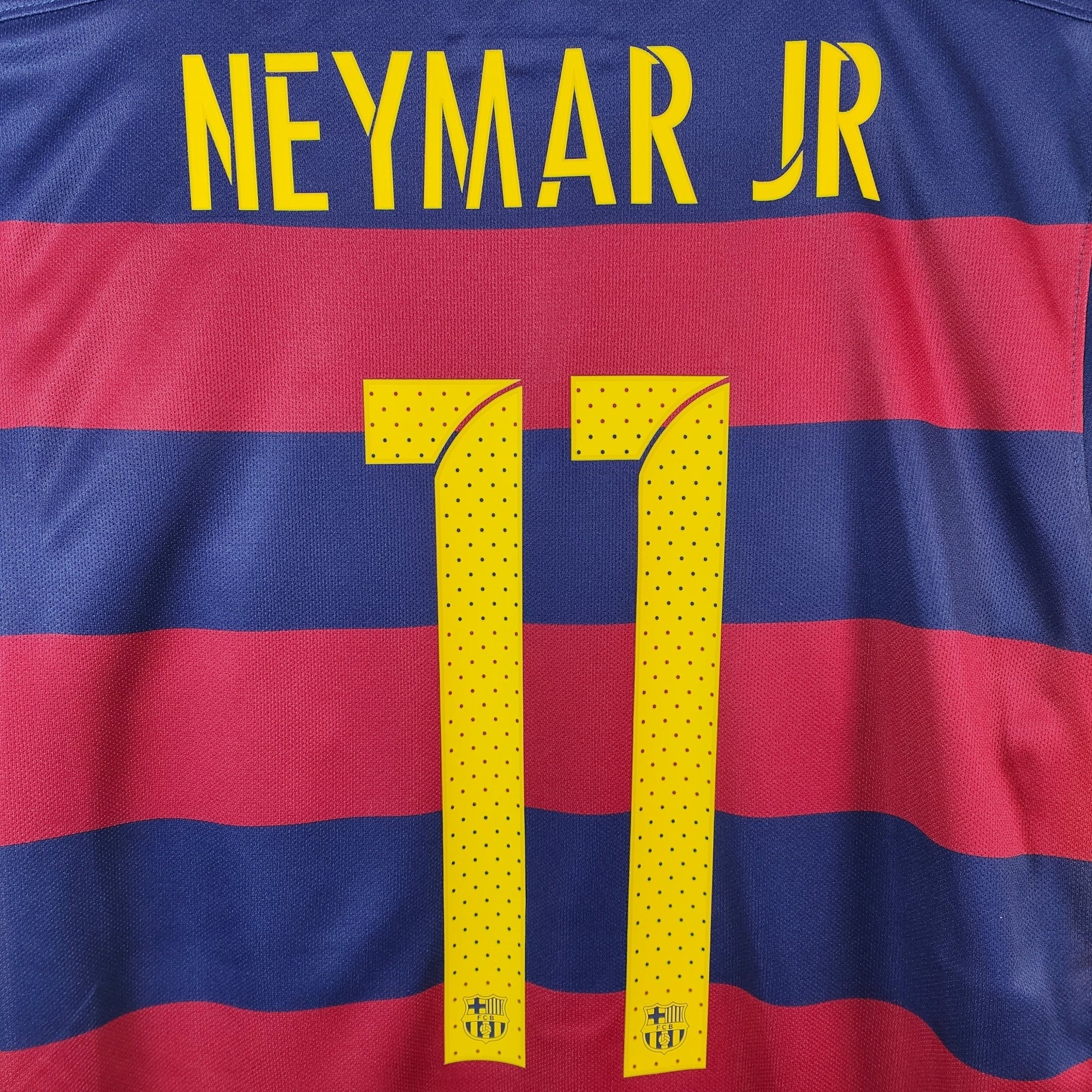 2015 - 16 FC Barcelona Home Shirt Neymar 11 - 9.5/10 - (S) - Eternal Pitch