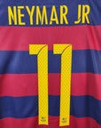 2015 - 16 FC Barcelona Home Shirt Neymar 11 - 9.5/10 - (S) - Eternal Pitch