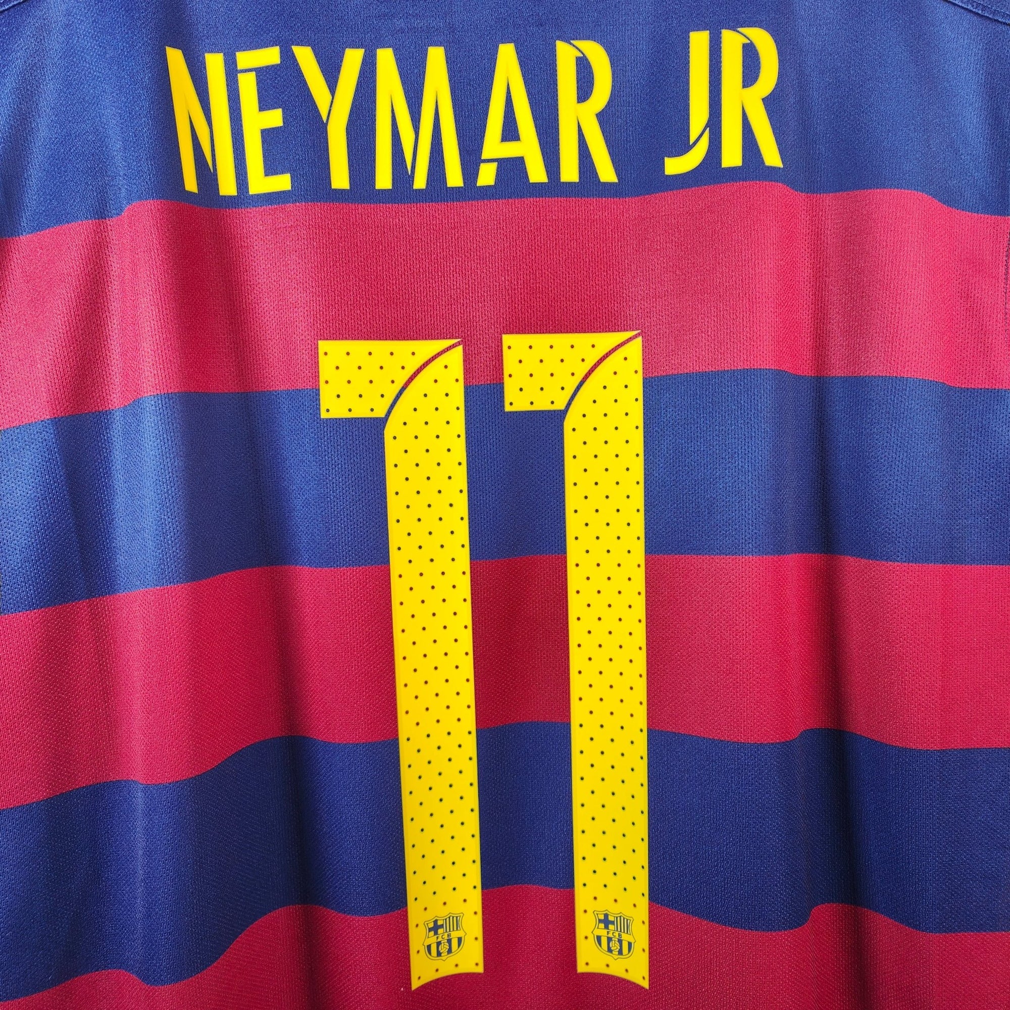 2015 - 16 FC Barcelona Home Shirt Neymar 11 (L) - Eternal Pitch