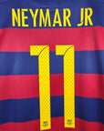 2015 - 16 FC Barcelona Home Shirt Neymar 11 (M) - Eternal Pitch