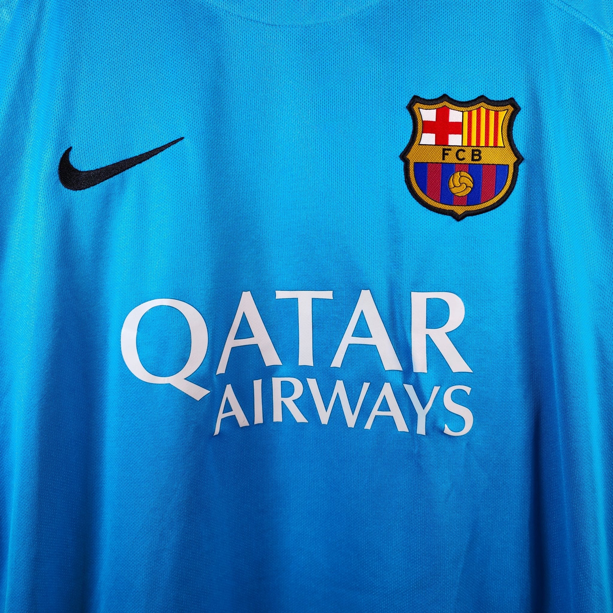 2015-16 FC Barcelona Third Shirt Suarez #9 - 8.5/10 - (L