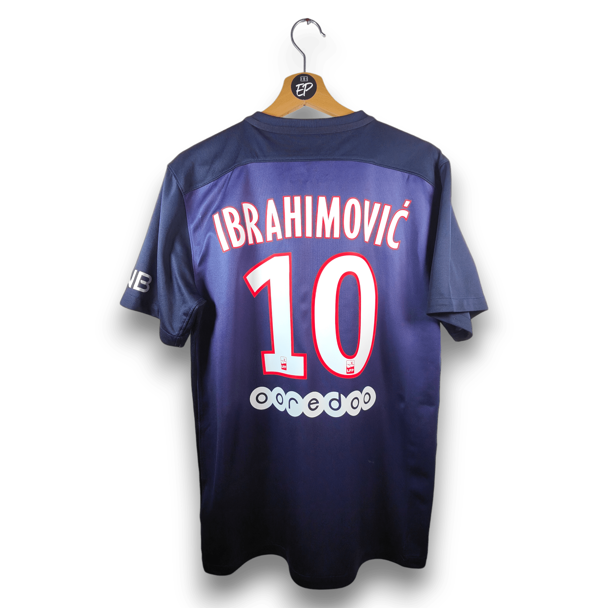 2015-16 PSG Home Shirt Ibrahimovic #10 - 7.5/10 - (M) – – Eternal