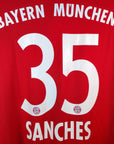 2016 - 17 Bayern Munich Home Shirt LS Sanches 35 - 8.5/10 - (L) - Eternal Pitch