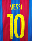 2016 - 17 FC Barcelona Home Shirt Messi 10 - 8.5/10 - (XL) - Eternal Pitch