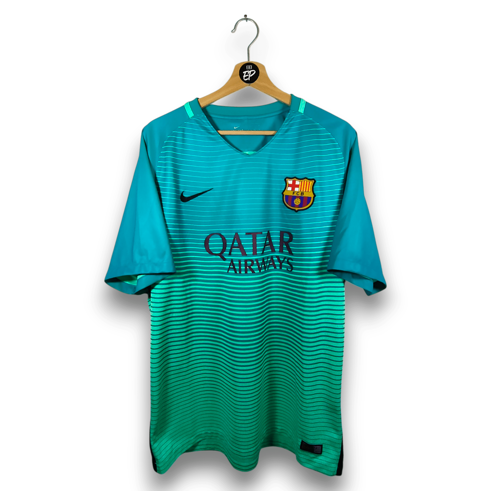 2016-17 FC Barcelona Third Shirt Messi #10 - 9/10 - (XL) – 776854