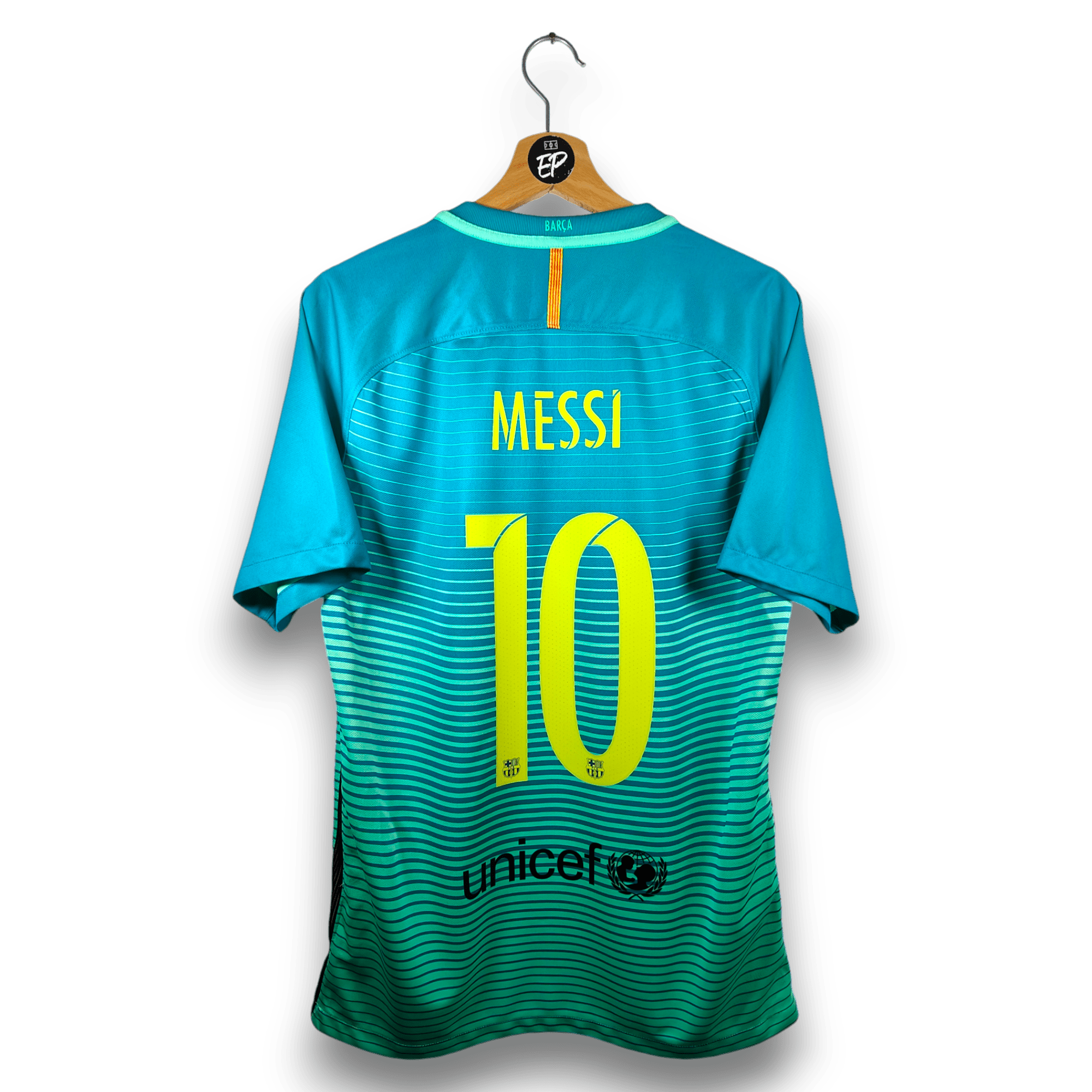 2016-17 FC Barcelona Third Shirt Messi #10 - 9.5/10 - (M