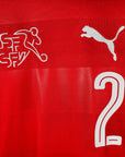 2016 - 17 Switzerland Home Shirt Lichtsteiner 2 - 9.5/10 - (L) - Eternal Pitch