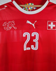 2016 - 17 Switzerland Home Shirt Shaqiri 23 - 9/10 - (XL) - Eternal Pitch
