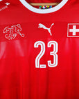 2016 - 17 Switzerland Home Shirt Shaqiri 23 - 9.5/10 - (L) - Eternal Pitch