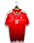 2016 - 17 Switzerland Home Shirt Xhaka 10 - 9/10 - (M) - Eternal Pitch