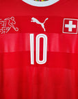 2016 - 17 Switzerland Home Shirt Xhaka 10 (M) - Eternal Pitch
