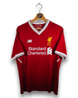 2017 - 18 Liverpool Home Shirt Salah "125 years" 11 - 7.5/10 - (M) - Eternal Pitch