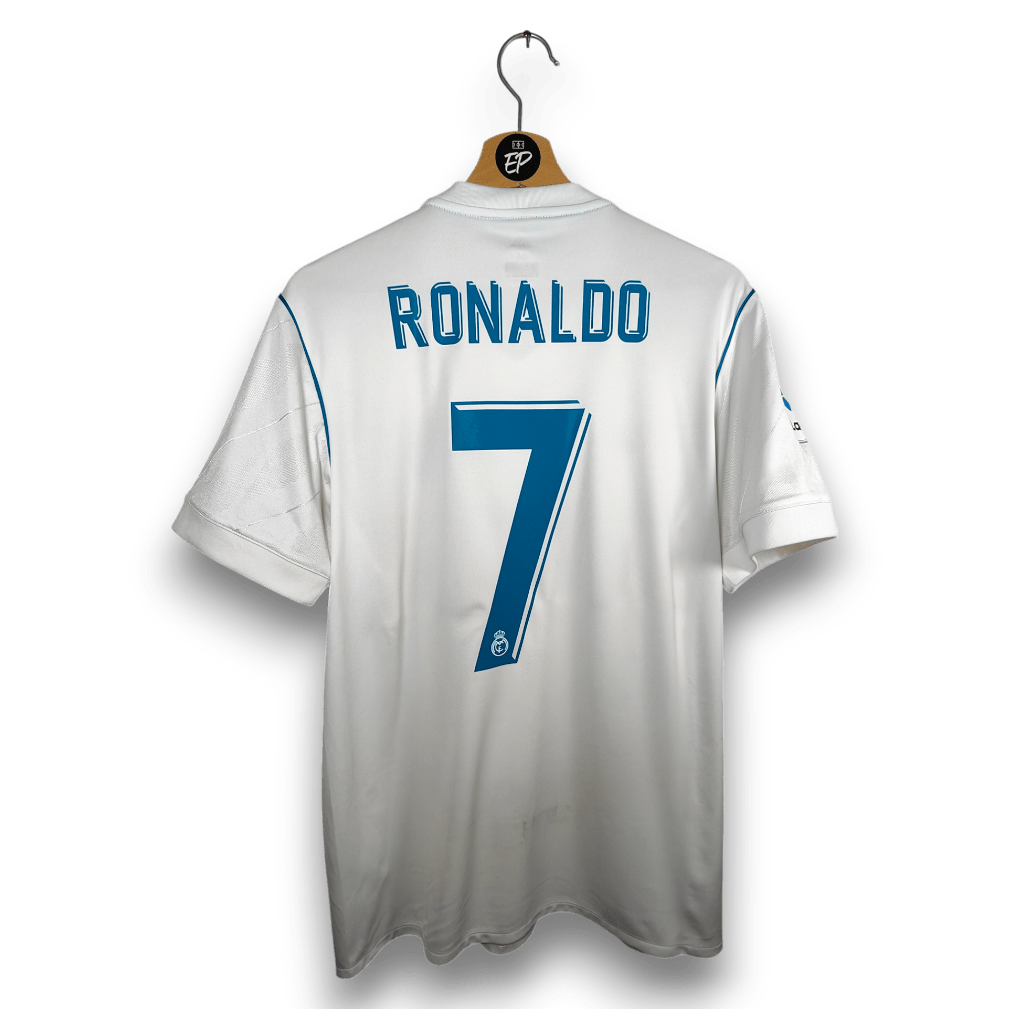 2017-18 Real Madrid Home Shirt Ronaldo #7 - 8/10 - (M