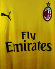 2018 - 19 AC Milan GK Shirt Donnarumma 99 - BNWT - 9.5 - (L) - Eternal Pitch