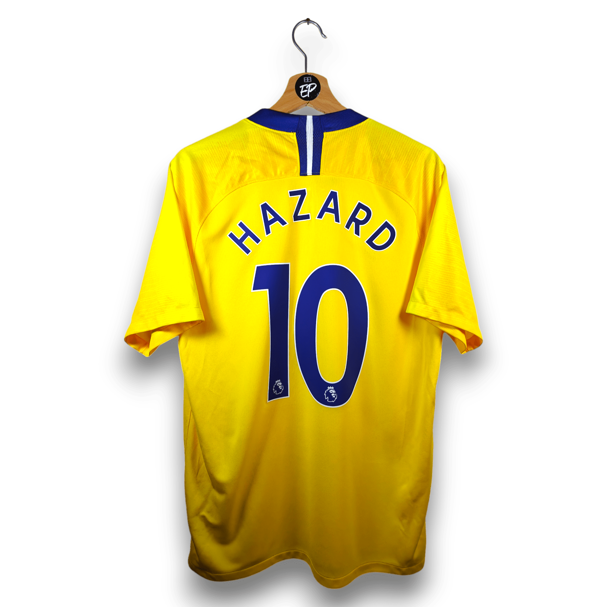 2018-19 Chelsea Away Shirt Hazard #10 - 9/10 - (L) – – Eternal Pitch