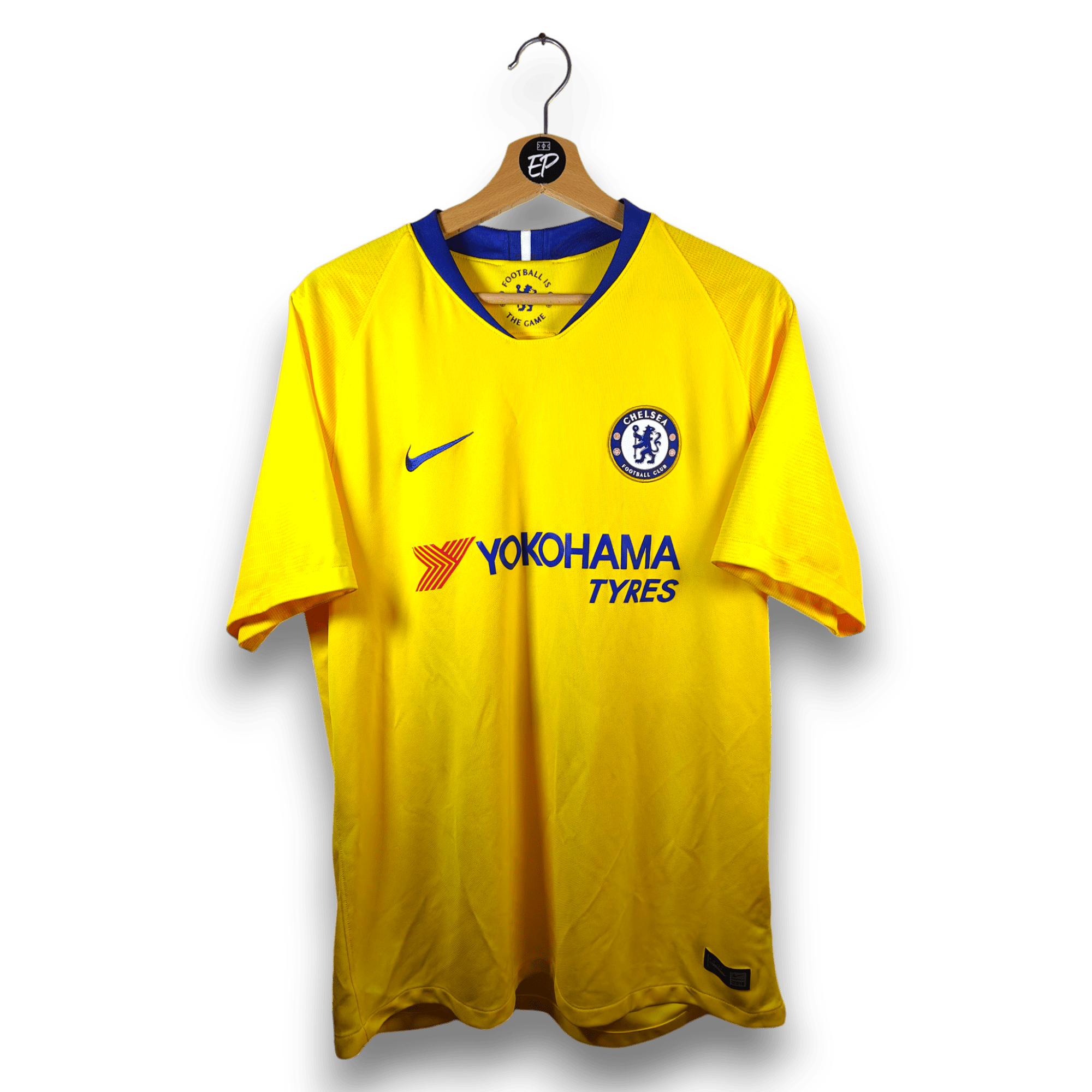 2018-19 Chelsea Away Shirt Hazard #10 - 9/10 - (L) – – Eternal Pitch