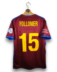 2018 - 19 Servette Genève Home Shirt Follonier 15 - 9.5/10 - (L) - Eternal Pitch